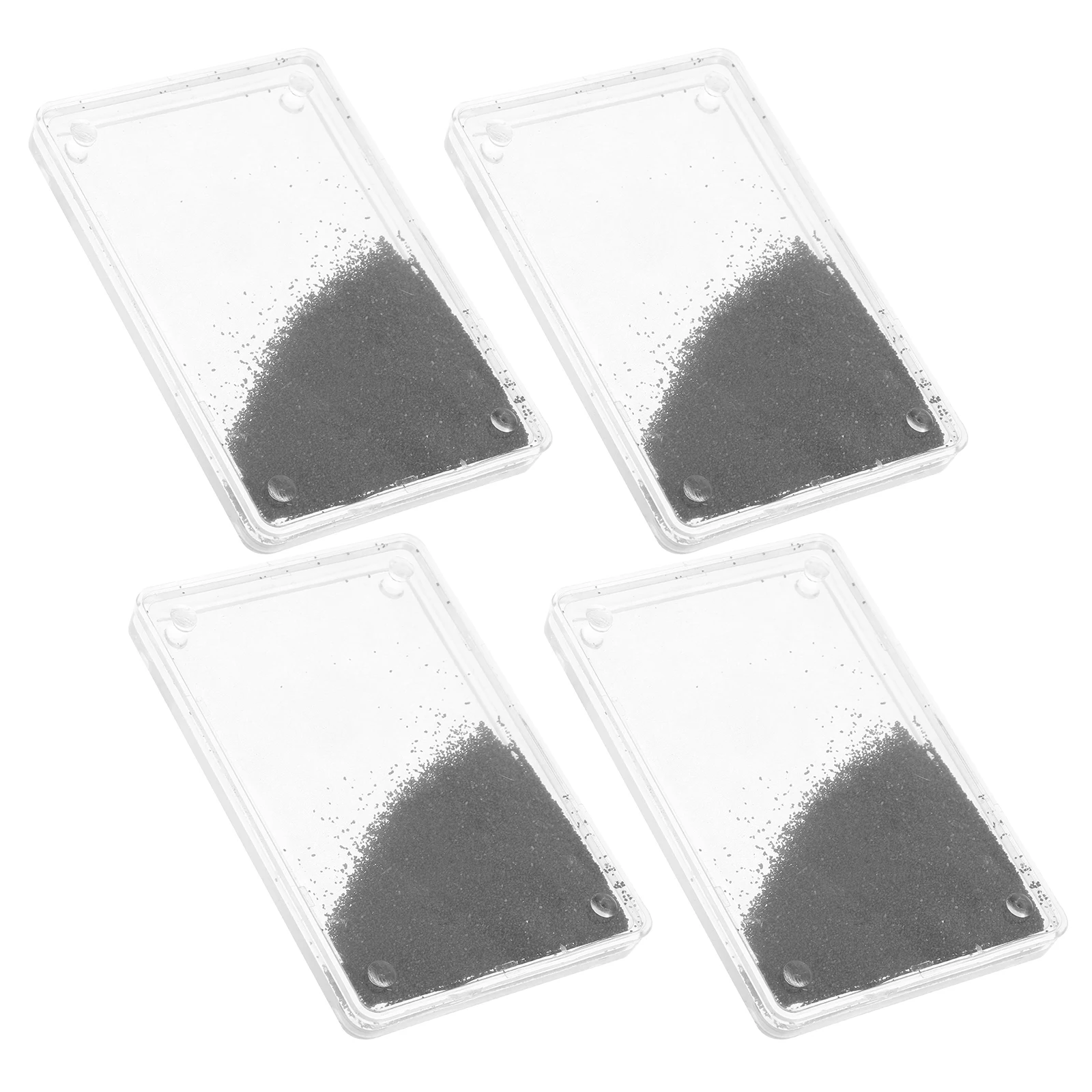 4pcs Magnetic Field Iron Powder Box Shavings Physics Teaching Device Science Experiment Instrument Electromagnetism Tool