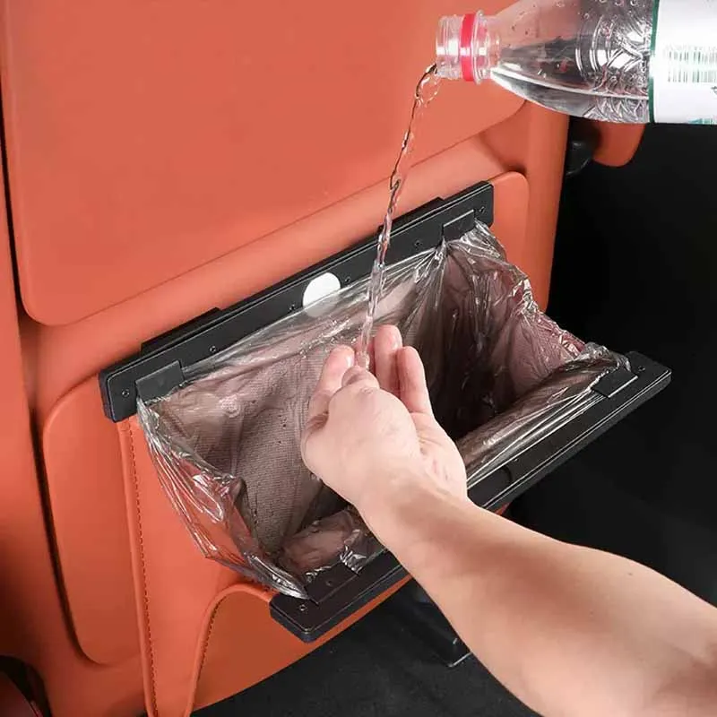 For Li Lixiang L7 L8 L9 2022 2023 Car Rear Garbage Bag Interior Car Seat Back Hanging Chair Back Storage Bag Accessories
