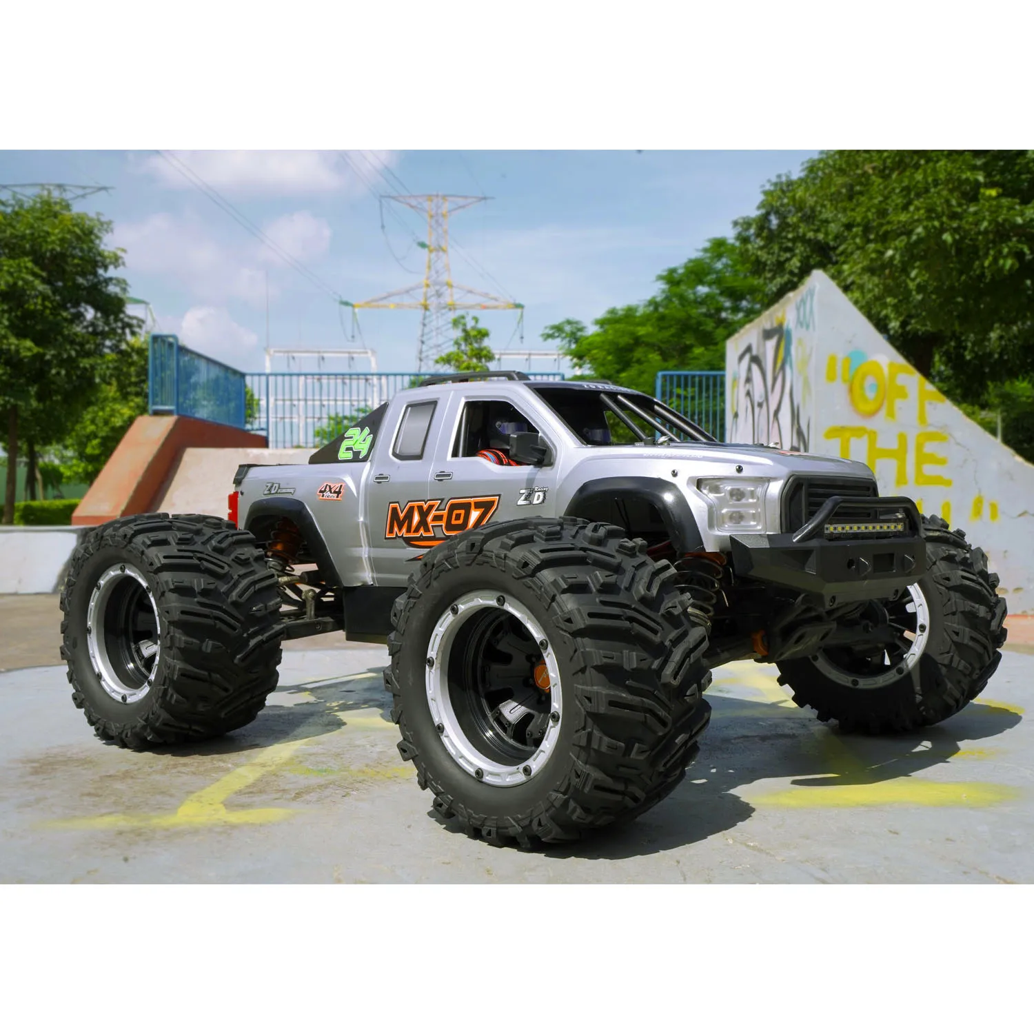 ZD Racing 1/7 Fernbedienung Monster Truck MX-07 Hobbywing High Speed Bürstenlosen 160A ESC Metall Stoßdämpfer AWD RC Modell Auto