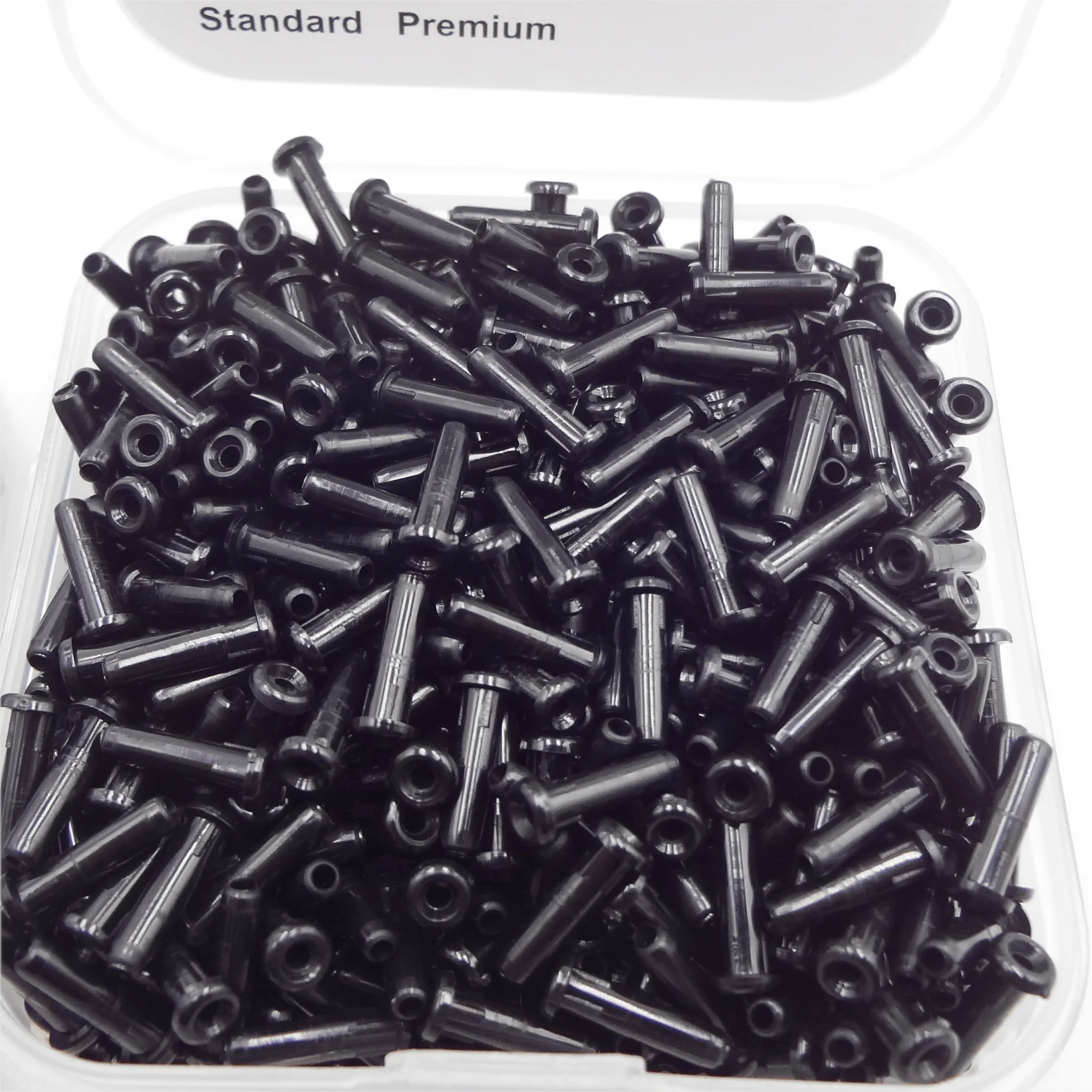 AEF Premium Black Pack مضرب كرة الريشة بفتحة واحدة وحلقات ذات فتحة مزدوجة