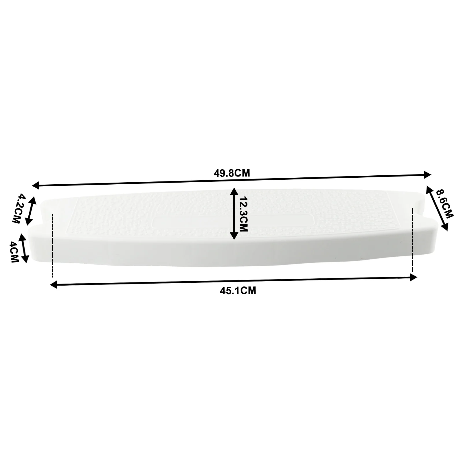 Swimming Pool Ladder Rung Replacement Step for 4.2 cm Tube Diameter Suitable for Above Ground Pool Ladder Component Replacement