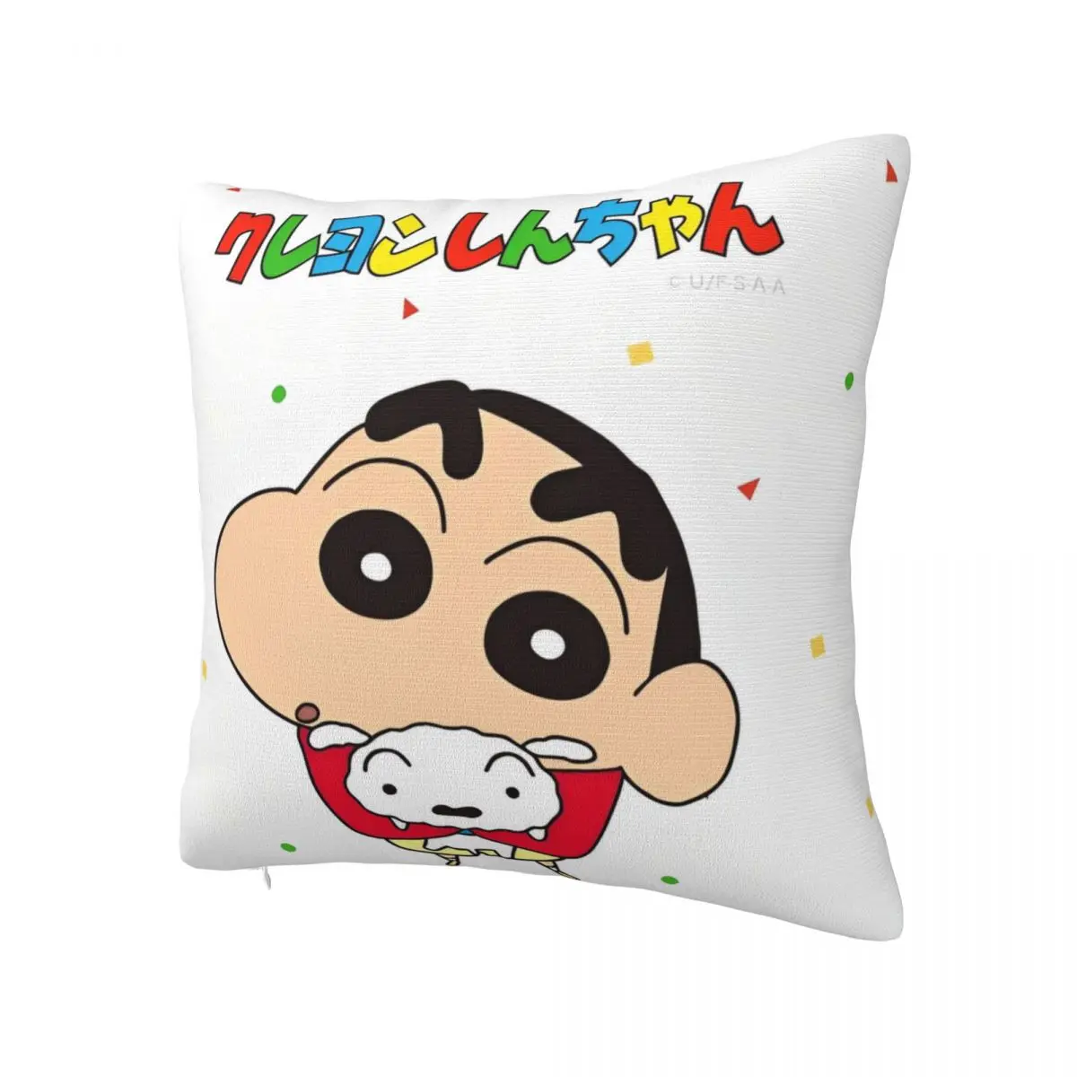 Crayon Shin-chan Kawaii Miniso Pillow Case Cushion Cover Soft Custom DIY Pillow Cover Fashion Pillowcases For Living Room Chair