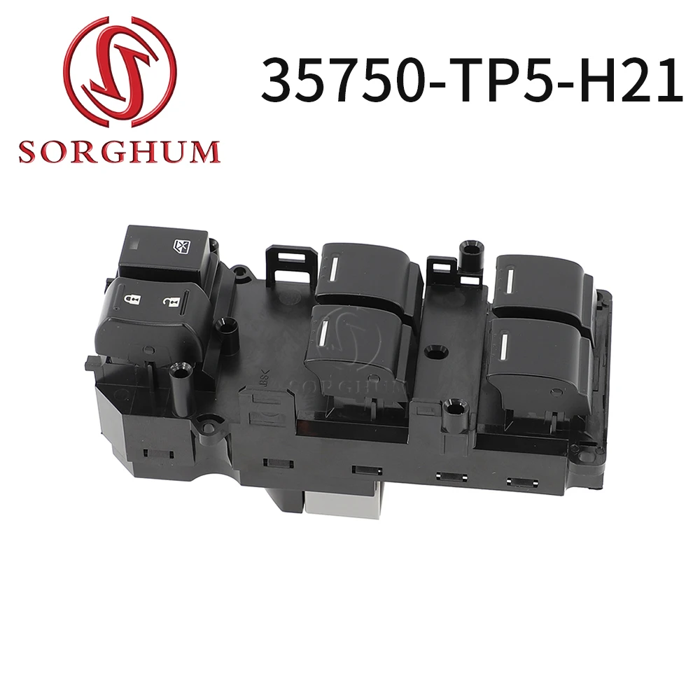 SORGHUM 35750-TP5-H21 For Honda Spirior CU1 2009 2012 Europe ACCORD Front Left Window Switch 37Pins 35750-TZ8-H01 35750-TW0-H01