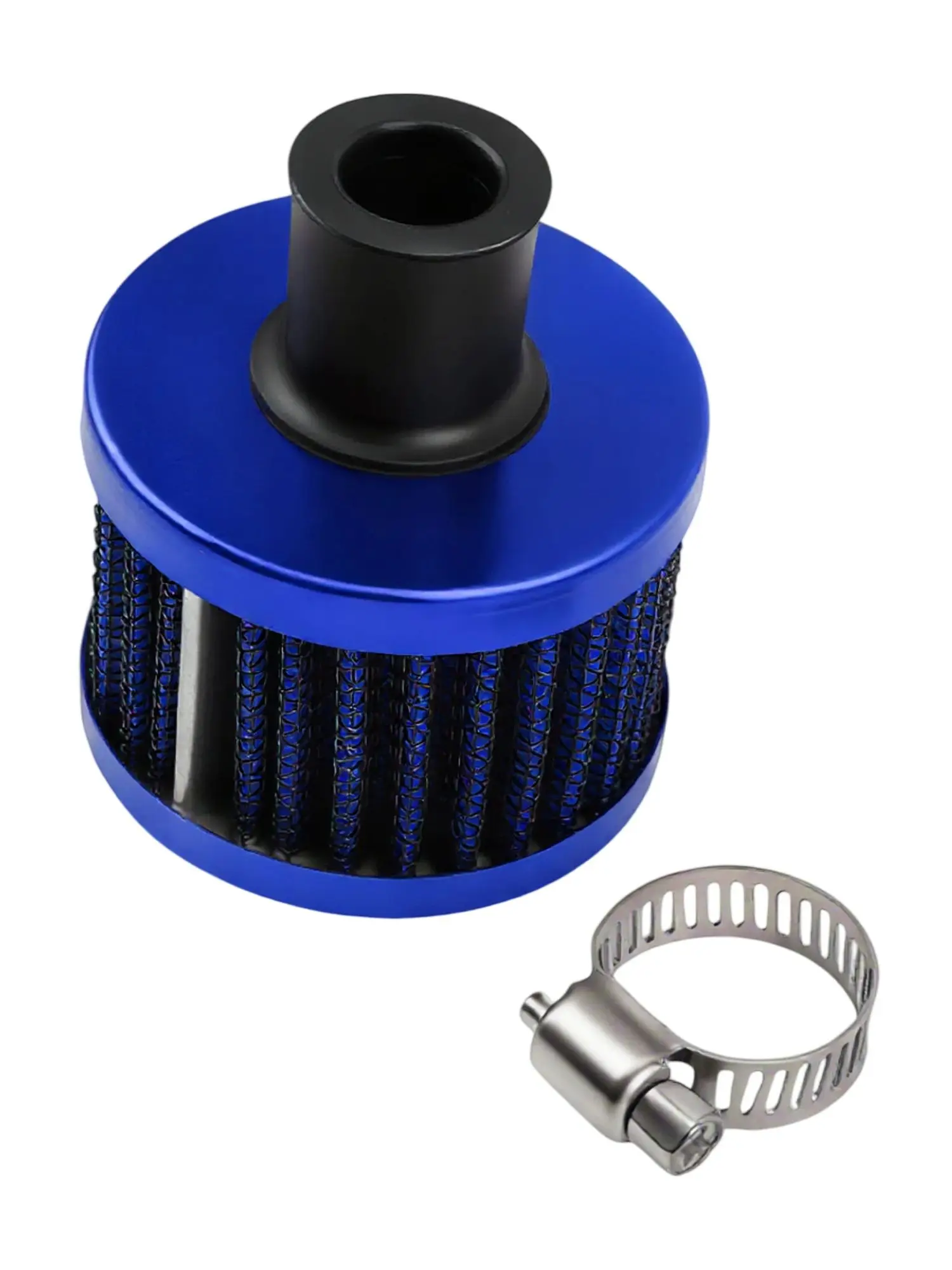 AliExpress PowerMotor 12mm Motorcycle Crankcase Vent Filter Cold Air Intake Filter High Flow Mini Breather Air Filter Racing Dirt Bike ATV Accessories