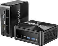 BMAX Mini PC B5A Pro AMD Ryzen 7 5700U Mini Desktop Computer 16 GB DDR4 512 GB NVMe SSD, HDMI, Type-C Triple Display 4K @ 60 Hz
