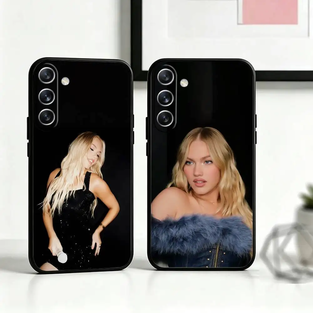 Pop Singer Actress F-Freya Skye Phone Case For Samsung Galaxy A73,A72,A71,A70,A53,A52,A51,Others Soft Black Cover