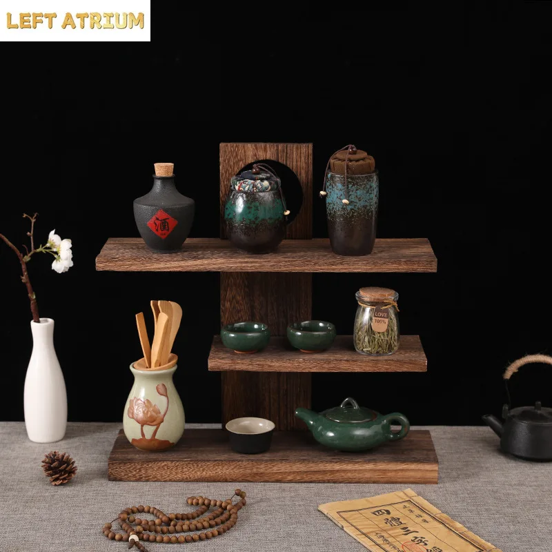 multi-layer-desktop-solid-wood-retro-tea-set-ornaments-household-tea-cup-rack-teapot-rack-storage-display-rack