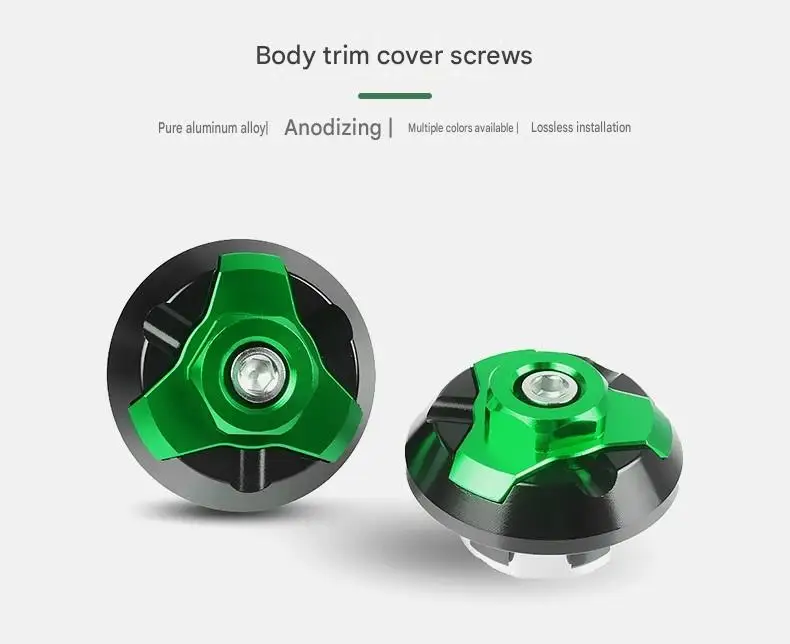 For NINJA250 NINJA300 Z250 High Hardness Decor Cover Bolts Anti-Corrosion Wear Resistant Long Time Use Fittings