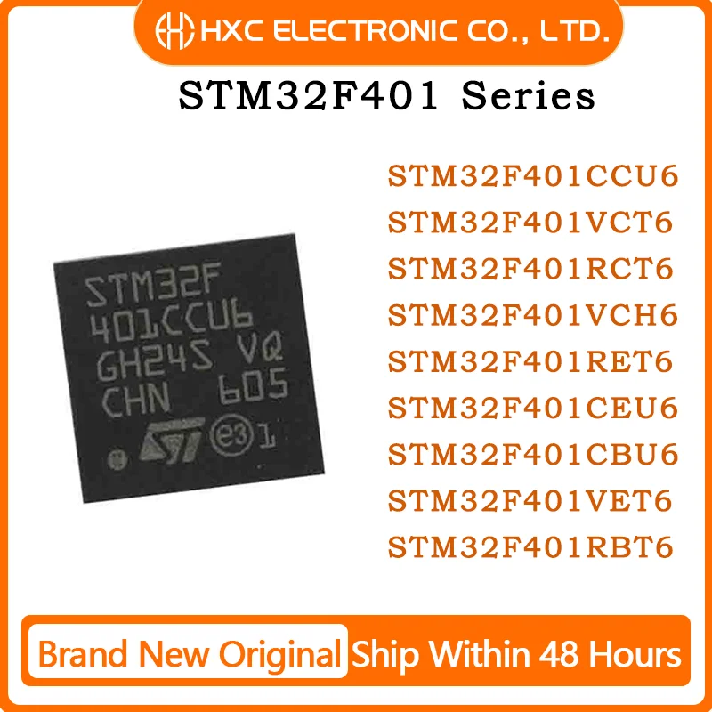 STM32F401 STM32F401RBT6 STM32F401VCT6 STM32F401CBU6 STM32F401RET6 STM32F401RCT6 STM32F401CCU6 Microcontroller IC Chip