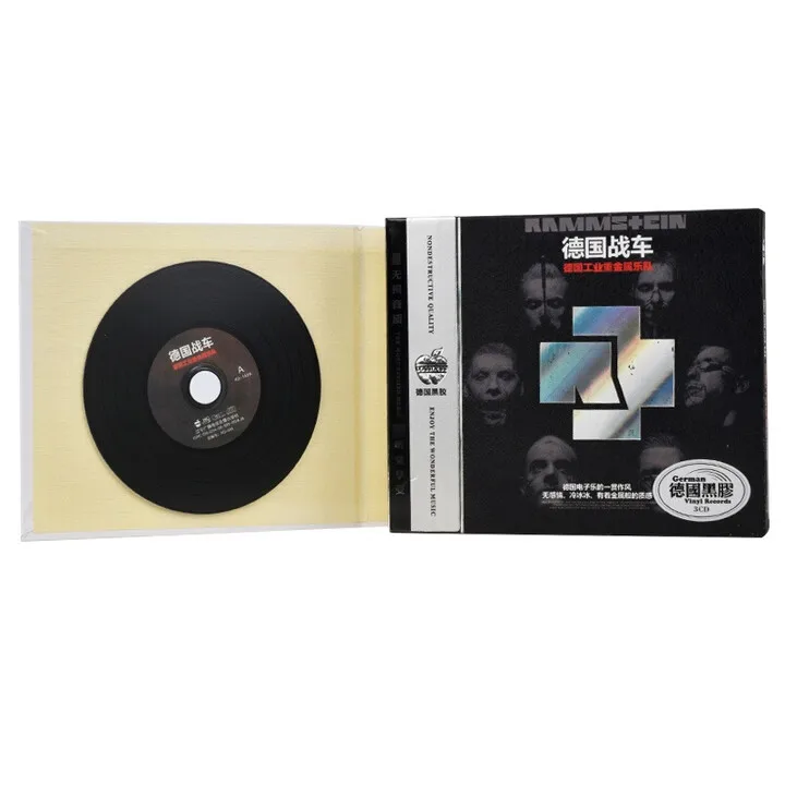 رامستين - معدن صناعي ألماني ثقيل، قرص مضغوط للسيارة للصوت القوي، ألبوم قرص مضغوط رامستين، 3 أقراص مضغوطة #3