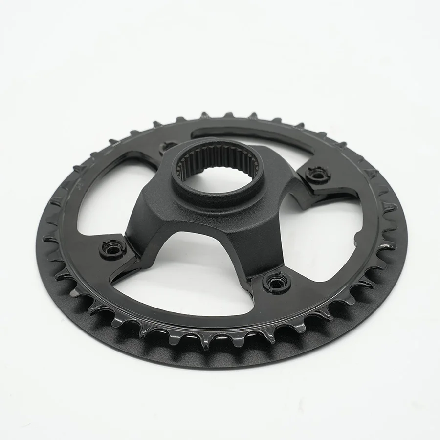 

WheelTop Electric Bike Chain Wheel Steel Bicycle Chainring 38T 4 Holes With Plastic Cover For E-bike