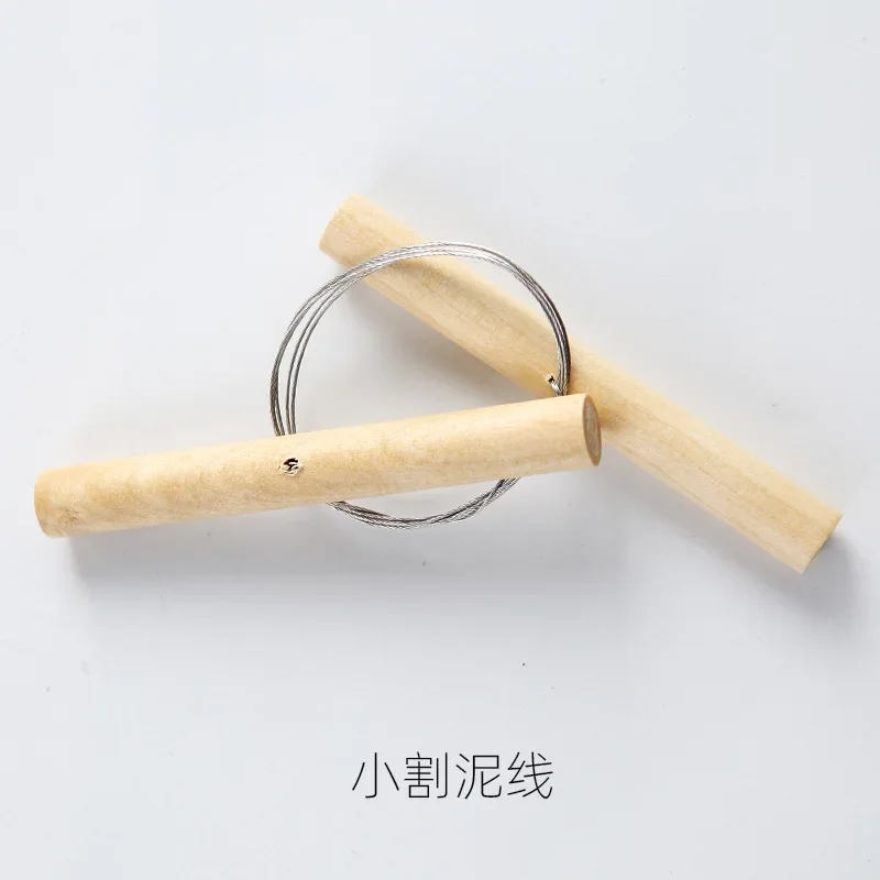 Pottery Tools Mud Cutting Tools Pottery DIY Handmade Clay Sculpture Mud Cutting Line Mud Cutting Tool Ceramic Steel Wire Drawing