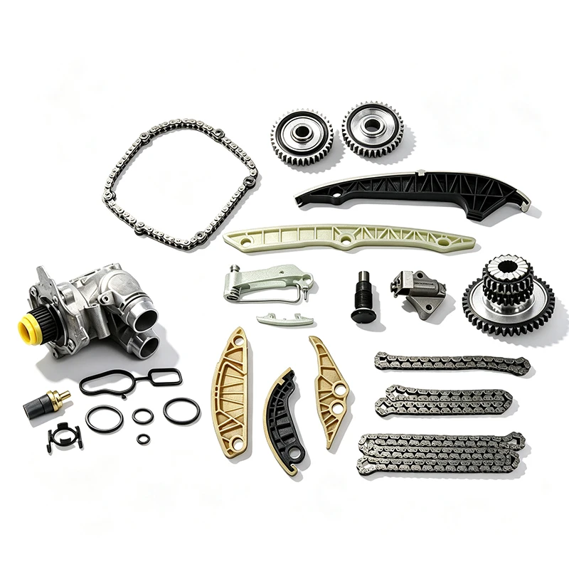 #￥for06K109467 06K109467K 06H109467NTiming Chain Kit With OilPumpWater Pump Full Timing Cover Gasket Fit 13-17 1.8L Engine Parts