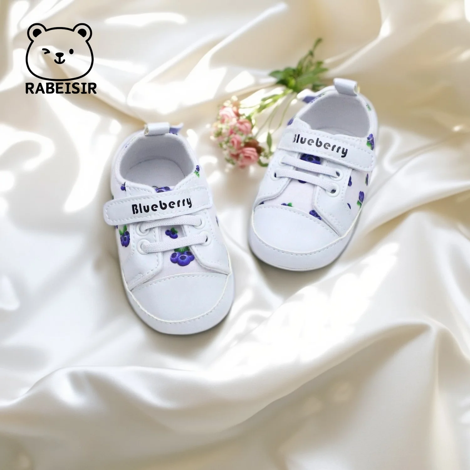 

RABEISIR детская обувь, парусиновая обувь, детская прогулочная обувь, белая обувь для детей 6-12-18 месяцев, противоскользящая, дышащая