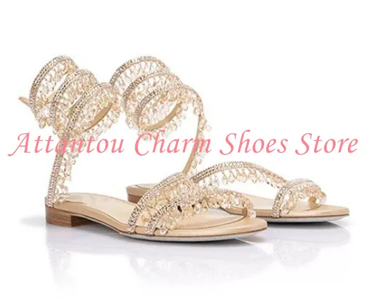 Bling Bling Crystal Snake Stra – Rhinestone Sandal Women recenzja i cena