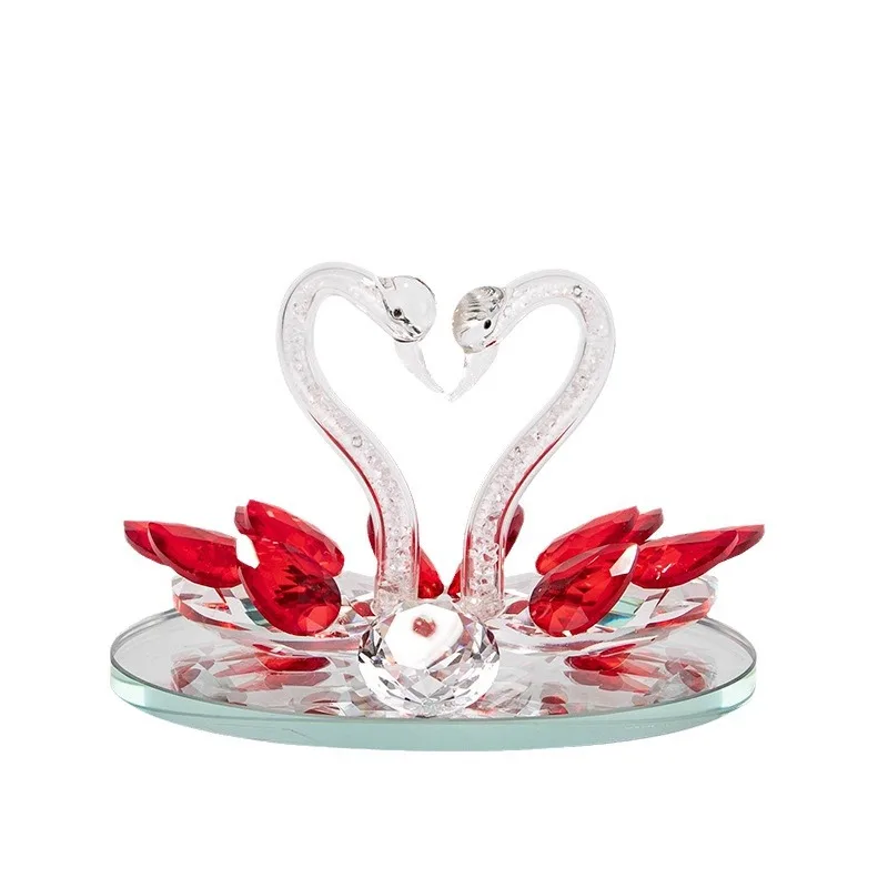 

CX Crystal Swan Car Accessories Decorative Car Ornaments