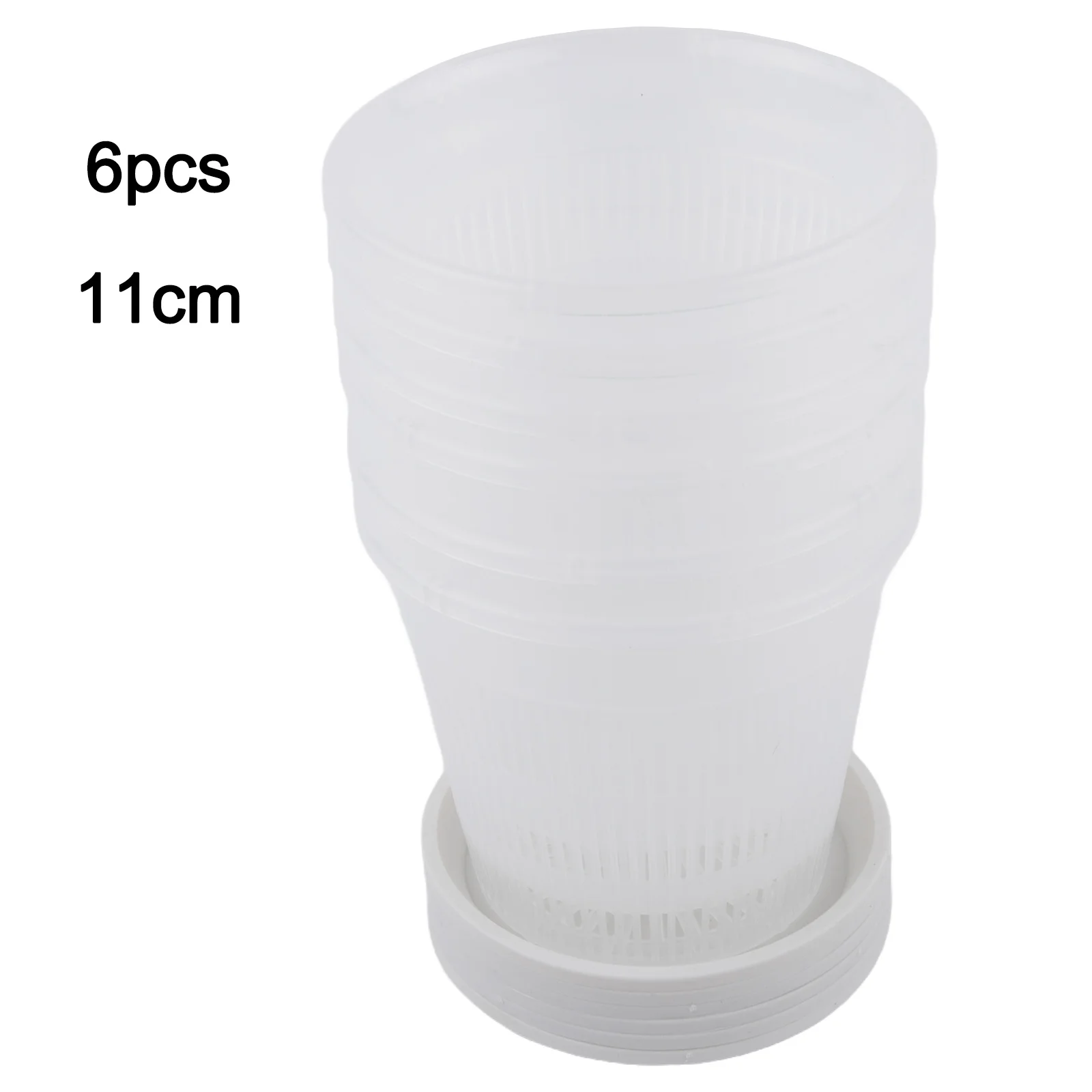 Drainage Pots For Orchids Flower Pot Clear Orchid Pots Robust Construction Transparent Design Enhanced Airflow