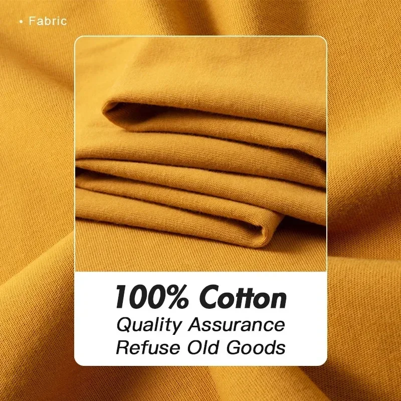 12 Color Oversized Heavyweight T Shirt for Men Summer Short Sleeve Tee 100% Cotton Plain Top Casual Men's Clothing image 5