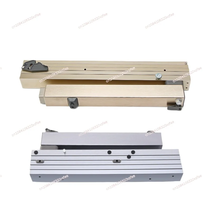 Flat push folding dining table slide rail, multi-function hidden dining table drawer retractable track hardware accessories