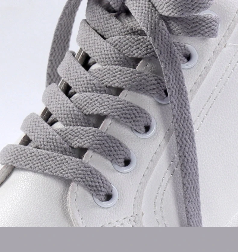 1 Paar flache Schuhe, einfarbige Schnürsenkel, Segeltuchschuhe, Sport- und Freizeitschnürsenkel, Länge 100/120/140/160/180 cm, Schuhzubehör – Detail 9