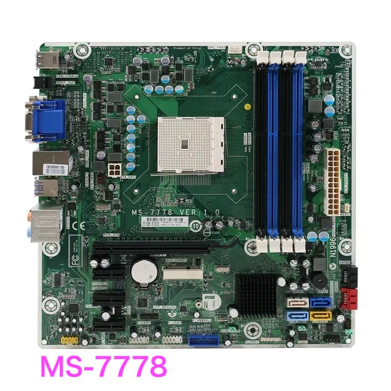 

Suitable For HP Pavilion P6-2317C Desktop Motherboard 716188-001 716188-501 FM2 MS-7778 Mainboard 100% Tested OK Fully Work