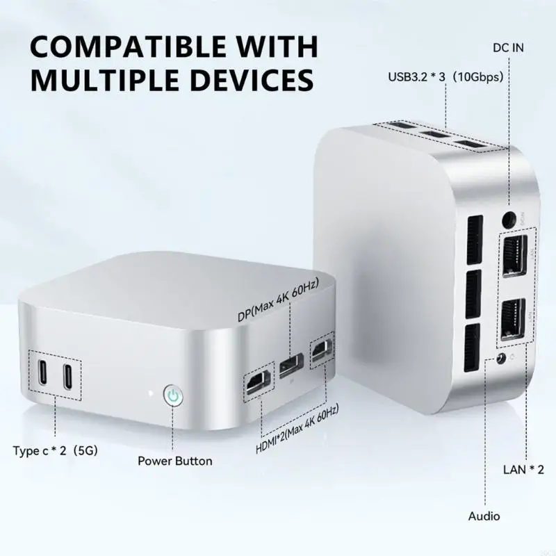 Mini PC N150 pantalla múltiple 20cb N150 12 GB+256 Procesamiento velocidad rápida Chassises Work Entertainment