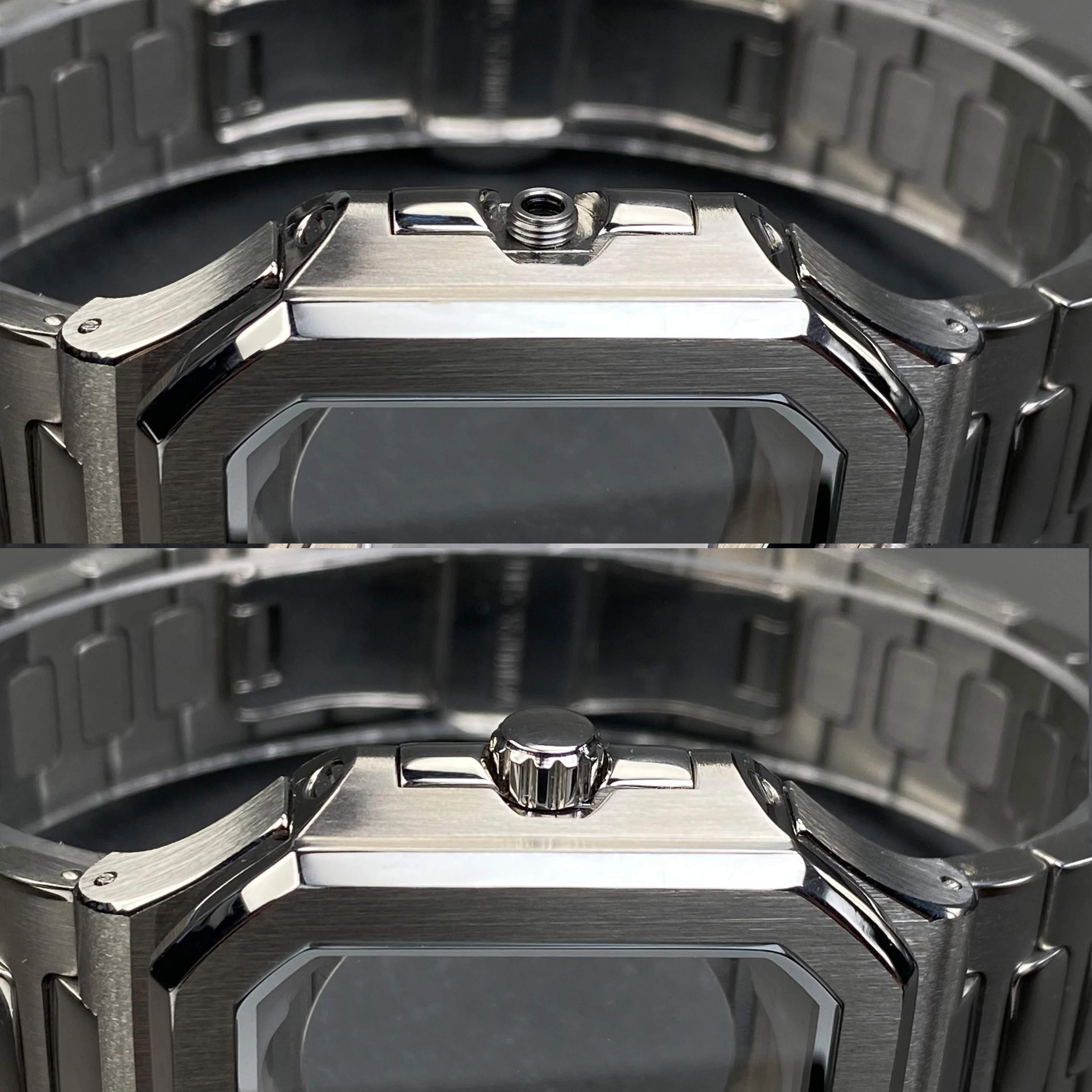 NH35 37,5 mm nastro 361L cassa quadrata in acciaio inossidabile per parti PP CUBITUS sostituzione adatta NH35 NH36 NH70 accessori movimento