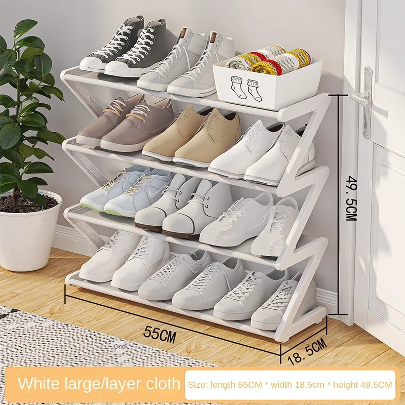 Simple Home Bedroom Shoe Rack Simple Fabric Assembly Shoe Rack Dormitory Storage Integrated Multi layer Storage Rack