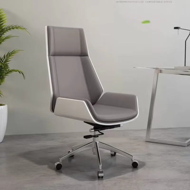 Modern Tall Office Chair Nordic Luxury Elegant Ergonomic Gaming Chairs Swivel Rolling Designer Cadeira Escrtorio Home Furniture