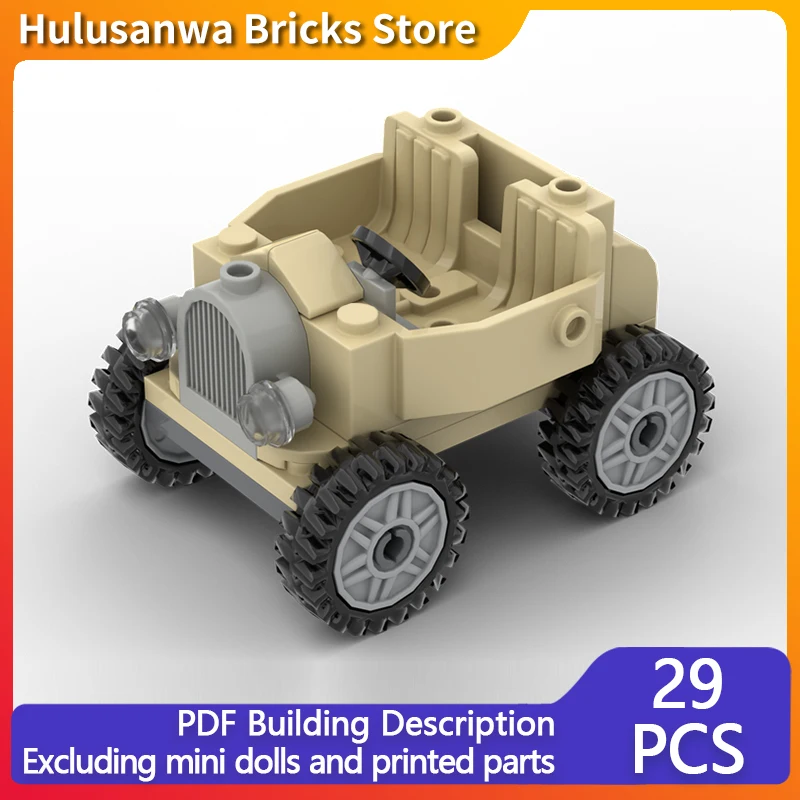 

Модель городской автомобиль MOC, строительные кирпичи, популярные приключения, аниме, маленький автомобиль, модульная технология, детские праздничные подарки, сборный игрушечный костюм