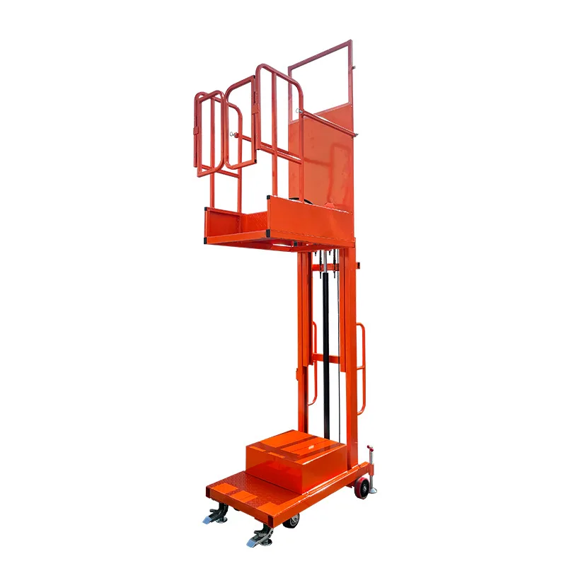 منصة العمل الجوي الأوتوماتيكية بالكامل آلة التعامل مع المواد شبه الكهربائية منصة الرفع المتنقلة