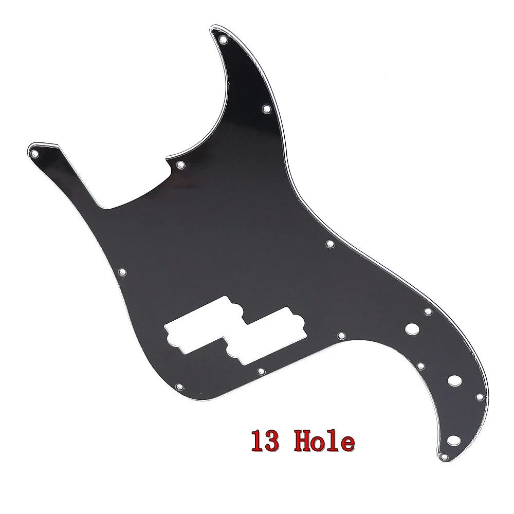 E-Gitarren-Schlagbrett aus 3-lagigem PVC, Schlagbrett für PB-Bassgitarre, 13 Löcher mit Schrauben – Detail 11