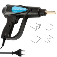 A76I 70W Hot Stapler PVC Plastic Welder Welding Machine Bumper Soldering Iron Garage Tools Car Bumper Repair Kits(EU Plug A)