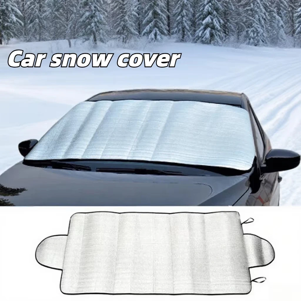 150cm x 70cm Universal Car Front Windshield Cover Auto Sunshade Snow Ice Protection Cover Winter Summer Windshield Shield