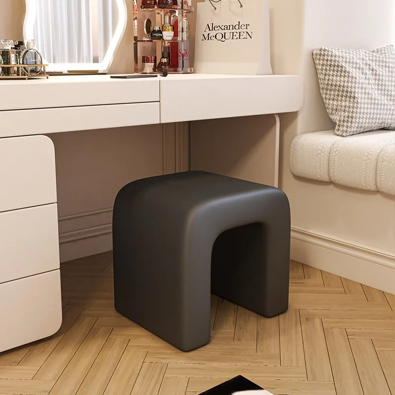 Internet celebrity cream style dressing table chair girls bedroom light luxury high feeling cloakroom dressing stool high value