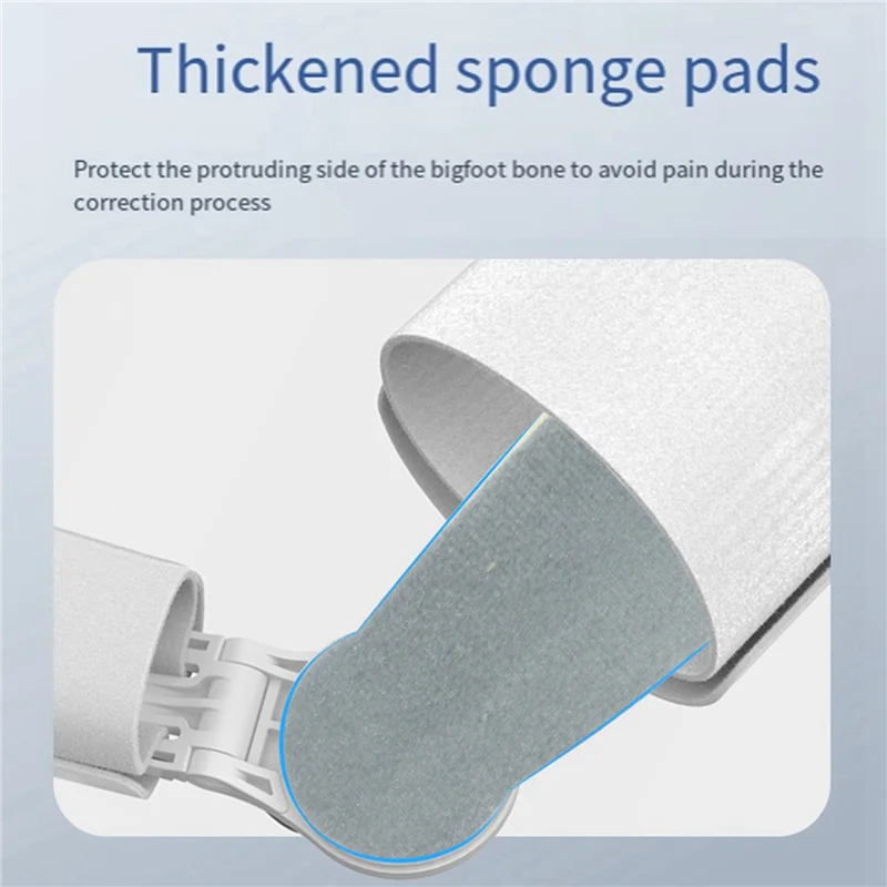 AB43-2X Bunion Corrector For Women Men, Adjustable Knob Double Correction Separator For Splints Hammer Toe Straightener