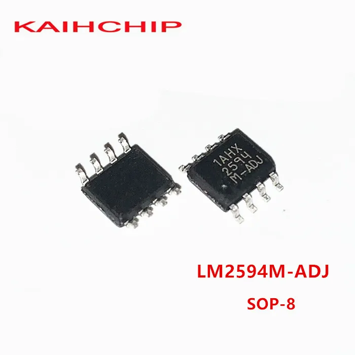 10pcs LM2594 LM2594MX LM2594M-ADJ LM2594M-5.0 LM2594M-3.3 LM2594M-12 5.0V 5V 3.3V 12V SOP8