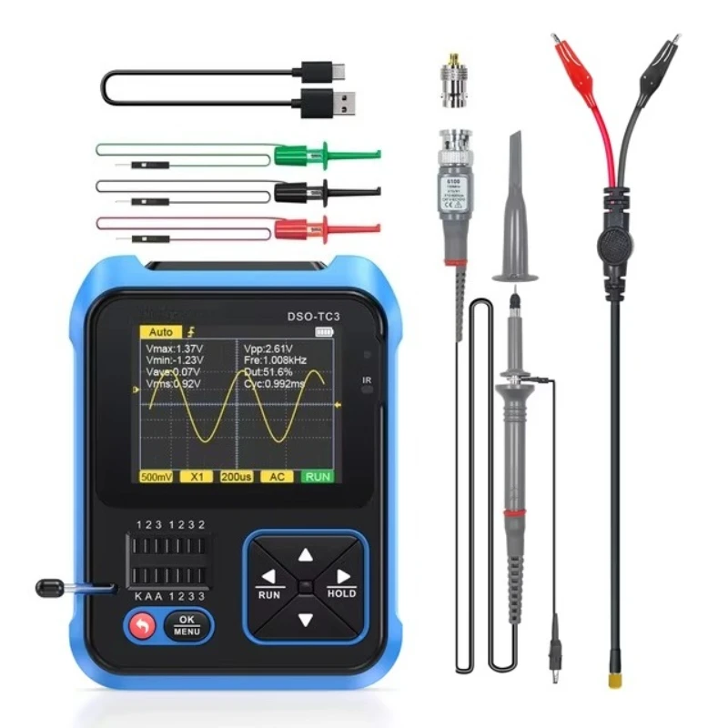 Digital Oscilloscope Transistor Portable Handheld Small Multimeter Diode Voltage