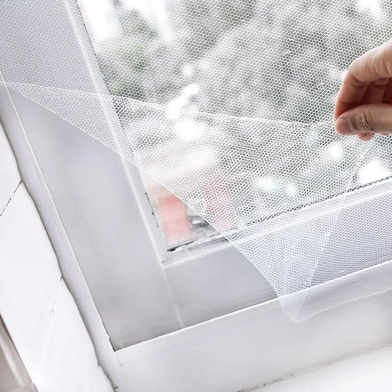 Hot Fly Mosquito Window Net Insect Mesh Window Screen Net Indoor Mesh Bug Mosquito Net Easy To Fit with Tape Home Textile  mesh