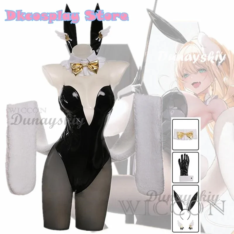 NIKKE The Goddess Of Victory Bunny Girl Blanc Noir Cosplay Fantasia Costume Sexy Uniform for Girls Women Halloween Disguise Suit