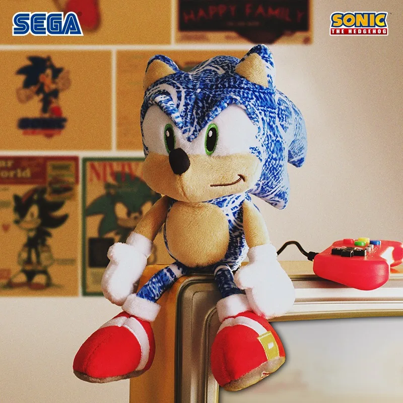 

Оригинальная плюшевая кукла SEGA Sonic The Hedgehog X Kawamura Kosuke SEGASTORE, 25 см, подарок на день рождения для мальчика
