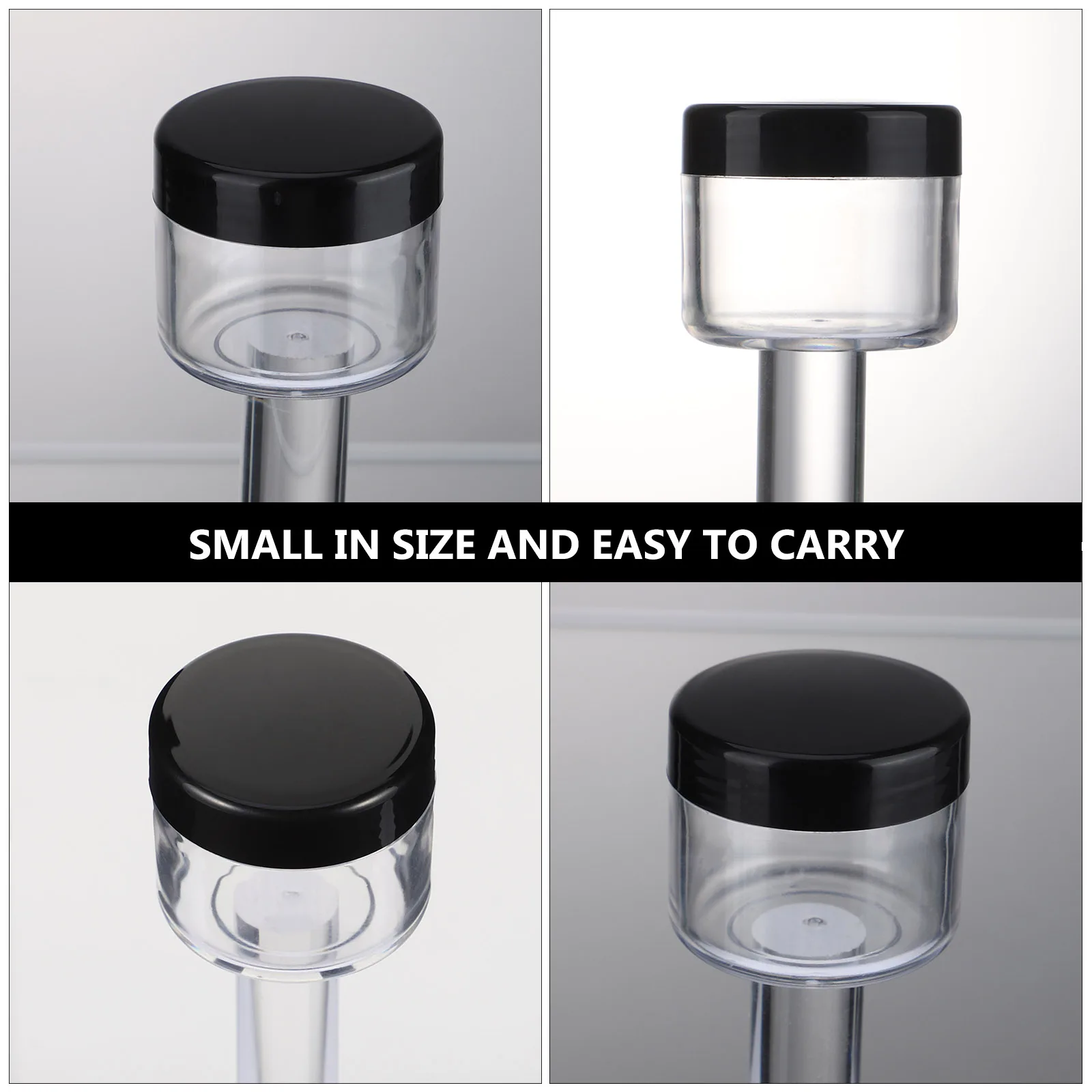 

20pcs Creams Jars Containers Transparent Lotion Lotion Container Cream Storage Travel Home Samples Empty