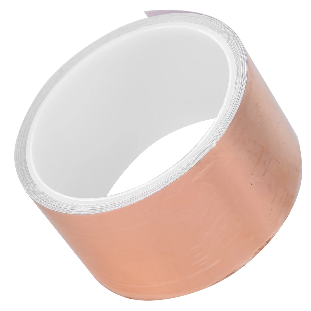 

Copper Foil Tape SingleConductor Shielding Conductive for Electric Guitar EMI Shielding
