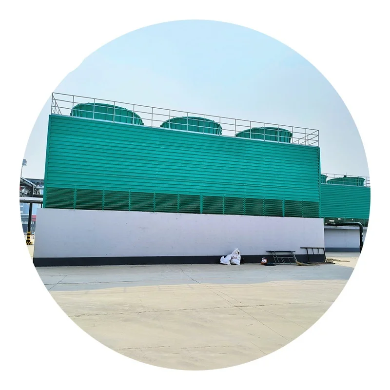 Quadratischer industrieller Kühlturm mit Hochtemperatur-Wärmeableitung und Fiberglas-Wasserstegstrom