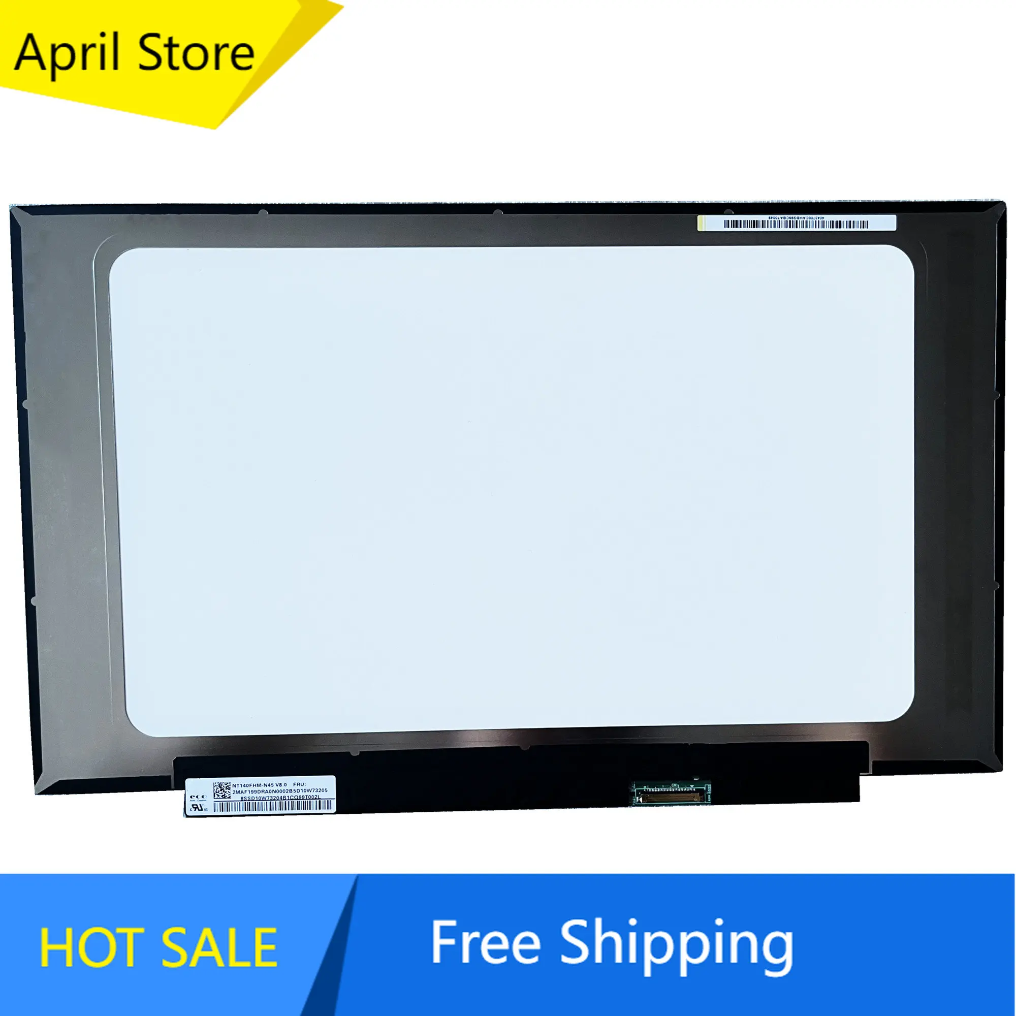 

14.0" Laptop LCD Screen NT140FHM-N45 B140HTN02.1 N140HGA-EA1 1920x1080 EDP 30 PINS Display Panel