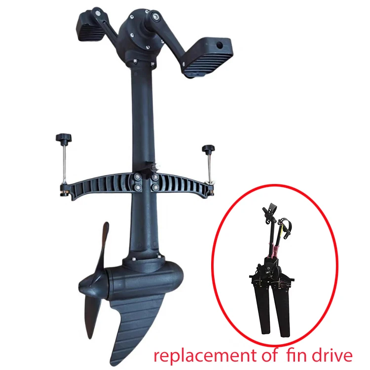 Reemplazo de accesorios para Kayak marino, sistema de hélice de Pedal de Kayak de plástico duradero, peso ligero