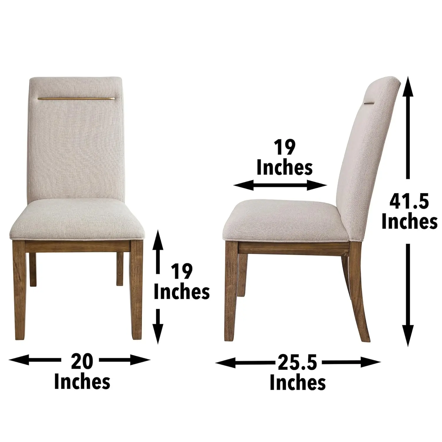 Furniture Garland Dining 7pc Table Set, Included One 70-Inch Rectangular Dining Table with 18-Inch Leaf Extension and 6 100%