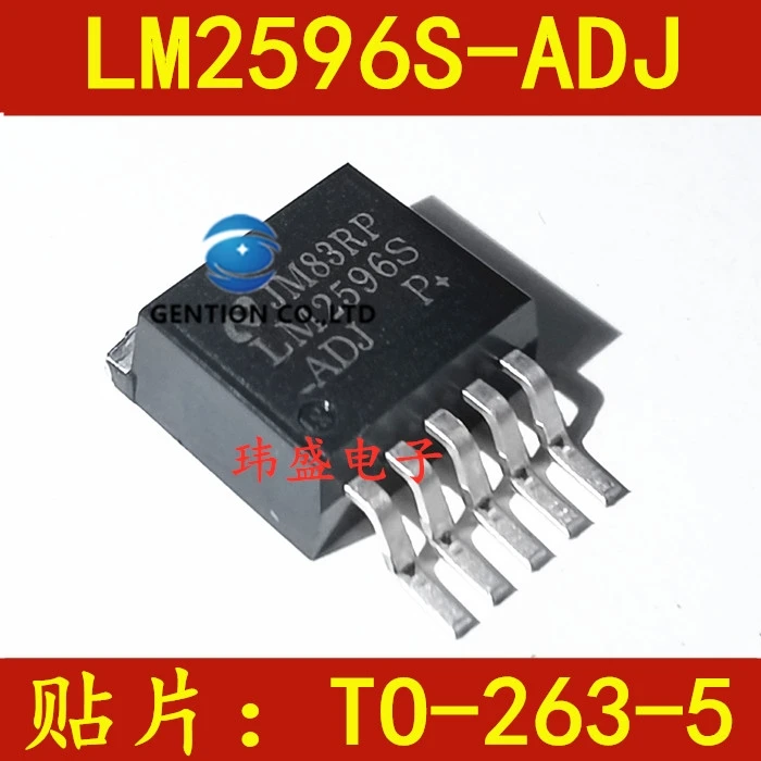 

10 шт. LM2596S-ADJ LM2596 ADJ-TO-263-5 пятисторонний регулятор напряжения с регулируемым давлением в наличии 100% новый и оригинальный