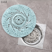〔July〕Silicone Drain Strainer Household Shower Floor Filter Sink Strainers Hair Catcher For Kitchen Bathroom Accessories
