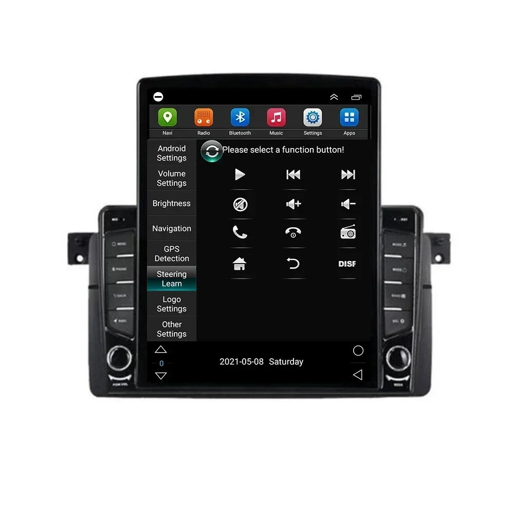 Android 13 DSP Carplay 5G LTE For Tesla Vertical Car Radio Video Stereo for BMW E46 M3 318/320/325/330/335 GPS Multimedia Player